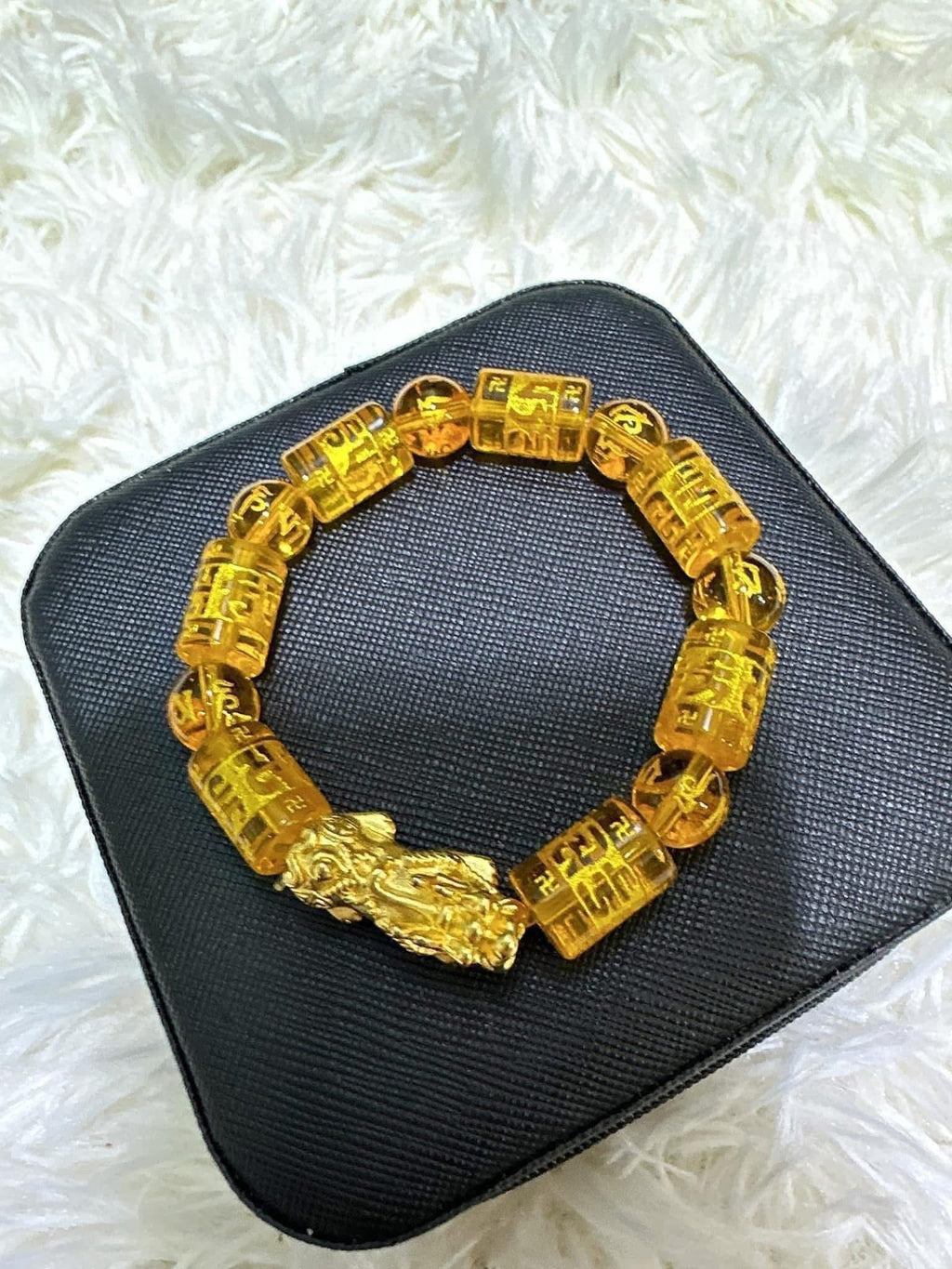 Piyao Thailand gold W/ Mantra Bracelet Authentic Stones