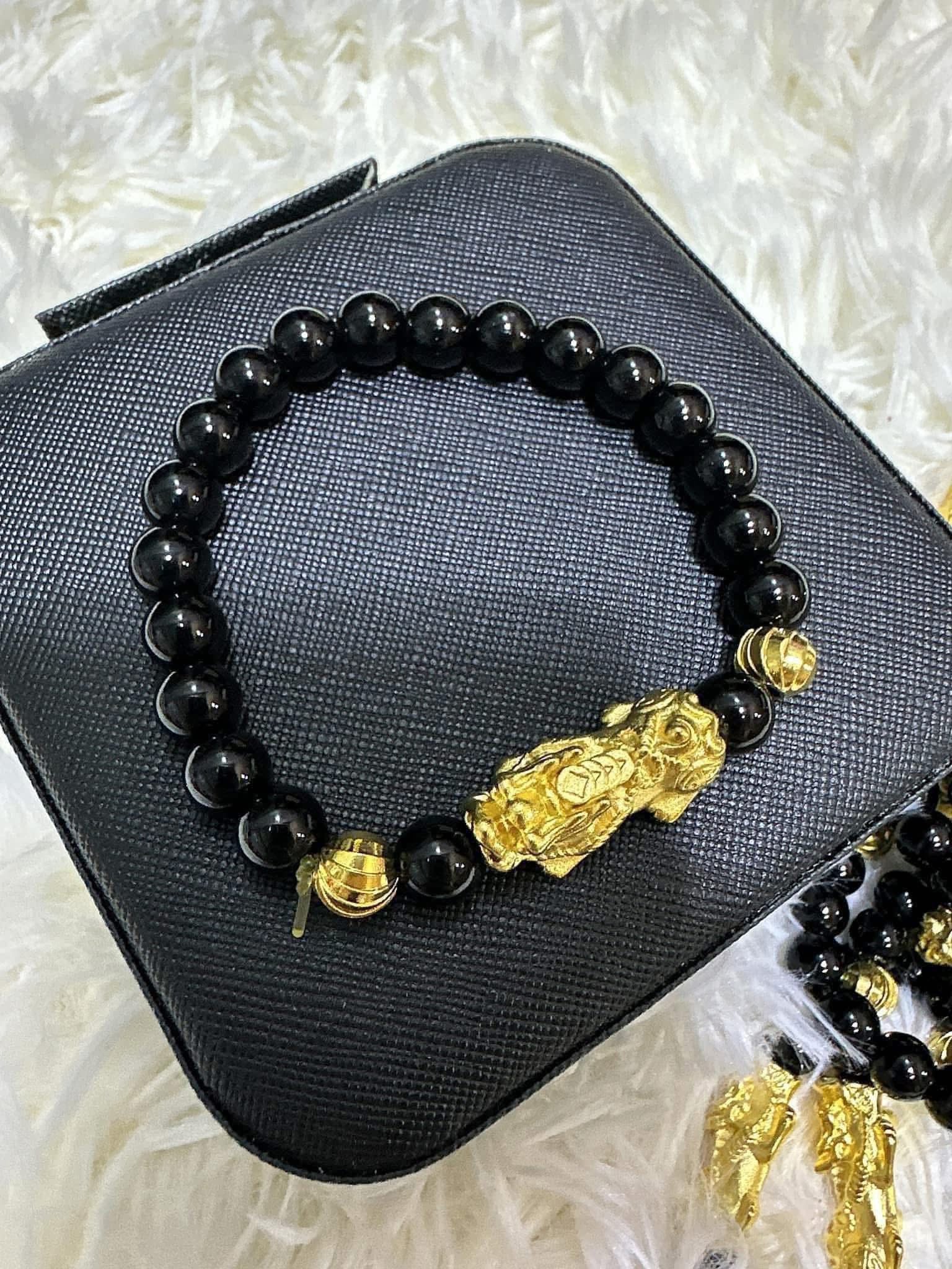 Lucky charm PIYAO MONEY CATCHER Black Onyx Unisex