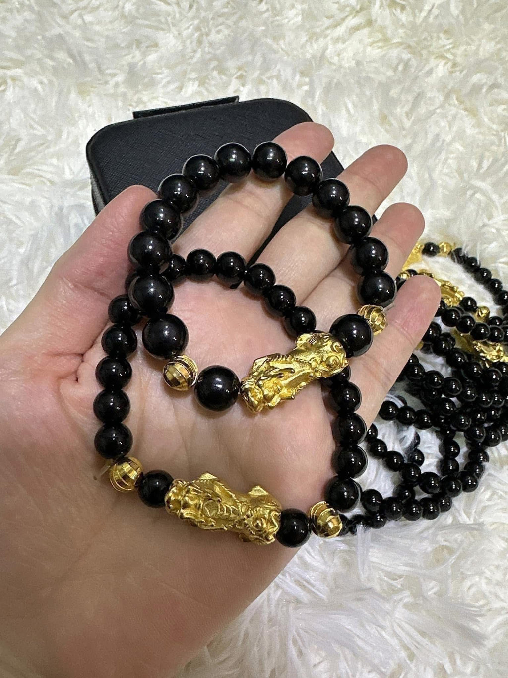 Lucky charm PIYAO MONEY CATCHER Black Onyx Unisex