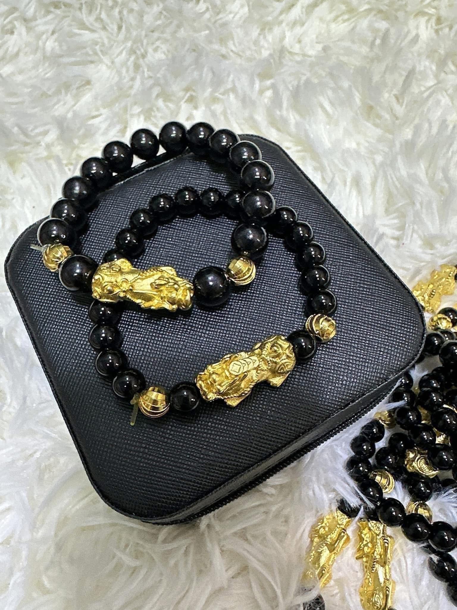 Lucky charm PIYAO MONEY CATCHER Black Onyx Unisex