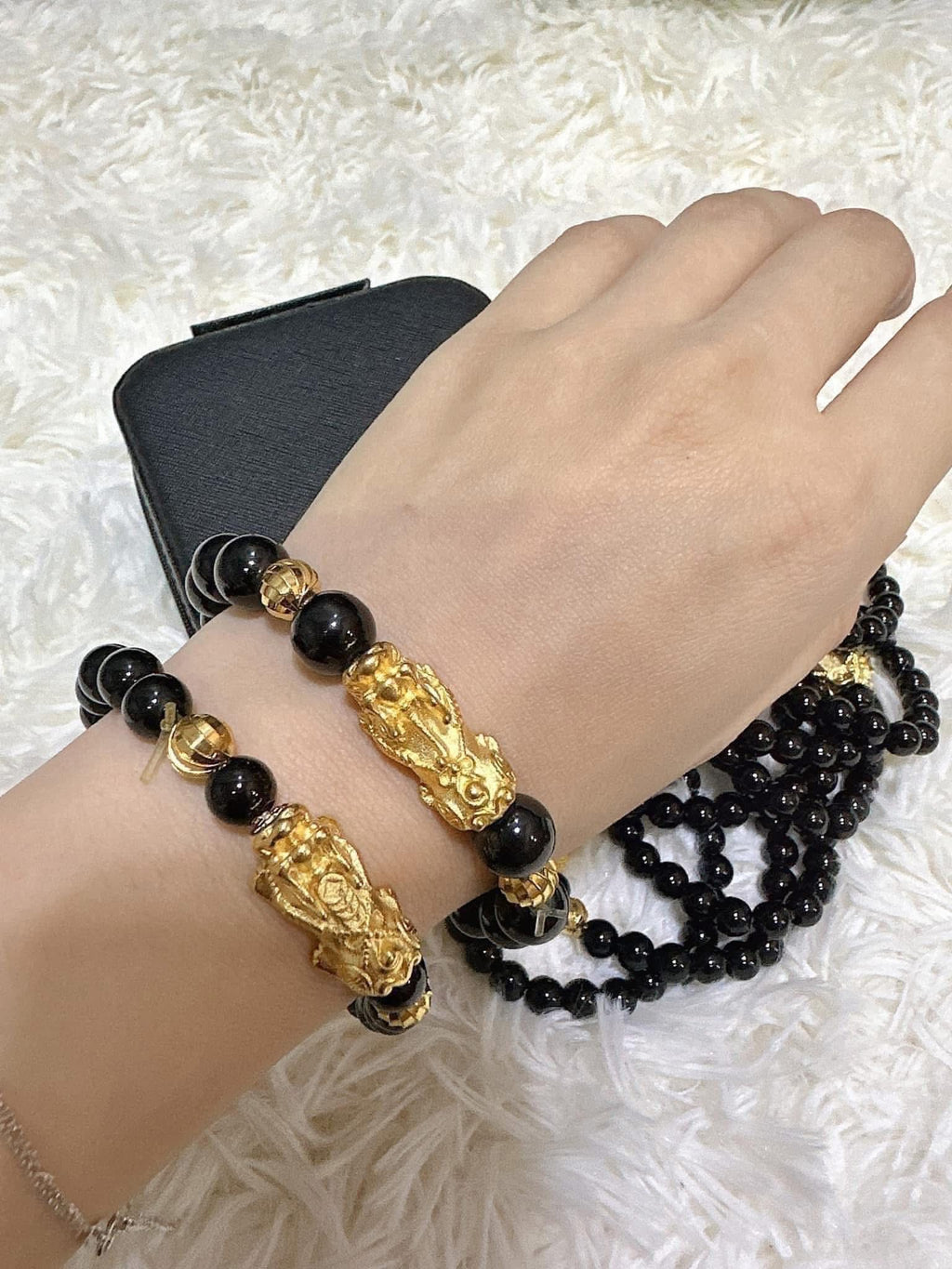 Lucky charm PIYAO MONEY CATCHER Black Onyx Unisex